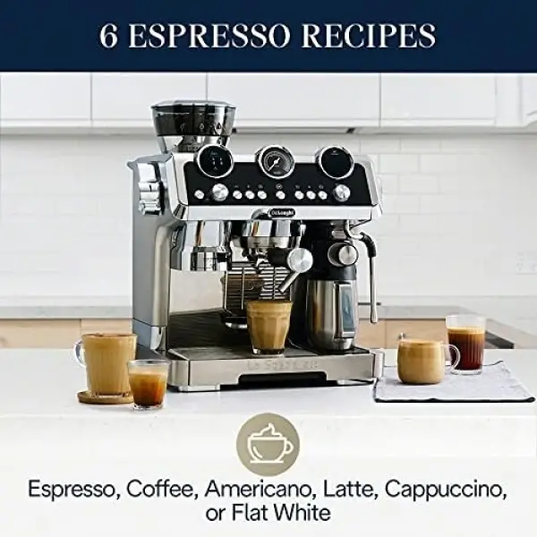 De’Longhi EC9665M La Specialista Maestro Espresso Machine, Stainless Steel, Silver,Black
