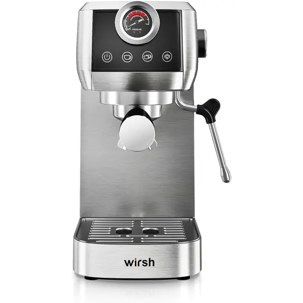 wirsh Espresso Machine, 20 Bar Espresso Maker with Commercial Portafitler and Steamer for Latte and Cappuccino, Expresso Coffee