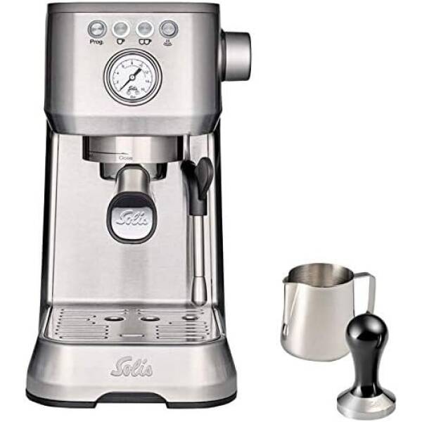 SOLIS Barista Perfetta Plus Espresso Machine (Stainless Steel – Scala Bundle)