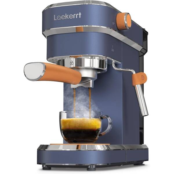 Laekerrt Espresso Machine 20 Bar Espresso Maker CMEP01 with Milk Frother Steamer, Home Expresso Coffee Machine for Cappuccino