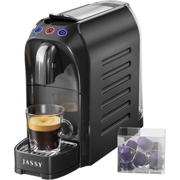 Small Espresso Coffee Machine 20 Bar Coffee Maker Compatible for Nespresso Original Capsule with Single/Double Cup System for