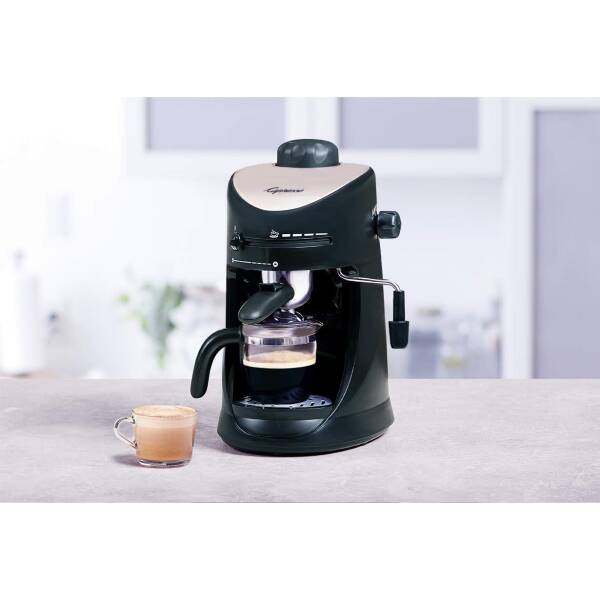 Capresso 303.01 4-Cup Espresso and Cappuccino Machine Black 13.25″ x 7.5″ x 9.75″