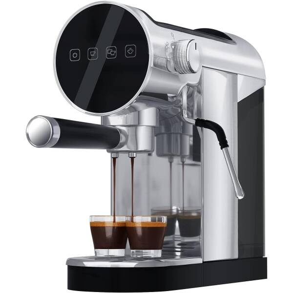 skyehomo Espresso Machine, 20 Bar Espresso Coffee Maker with Milk Frother Steamer, Espresso and Cappuccino latte Maker, Espresso