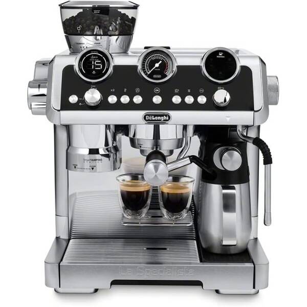 De’Longhi EC9665M La Specialista Maestro Espresso Machine, Stainless Steel, Silver,Black