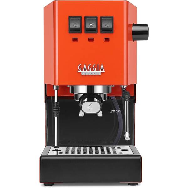 Gaggia RI9380/53 Classic Evo Pro Espresso Machine, Lobster Red, Small