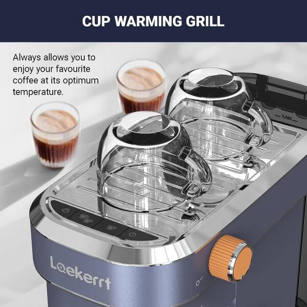 Laekerrt Espresso Machine 20 Bar Espresso Maker CMEP01 with Milk Frother Steamer, Home Expresso Coffee Machine for Cappuccino