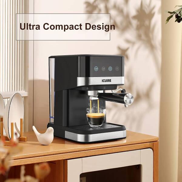 ICUIRE Espresso Machine 20 Bar Pump, Coffee and Cappuccino Latte Machine with Milk Frother, 1050W Semi-Automatic Expresso Maker