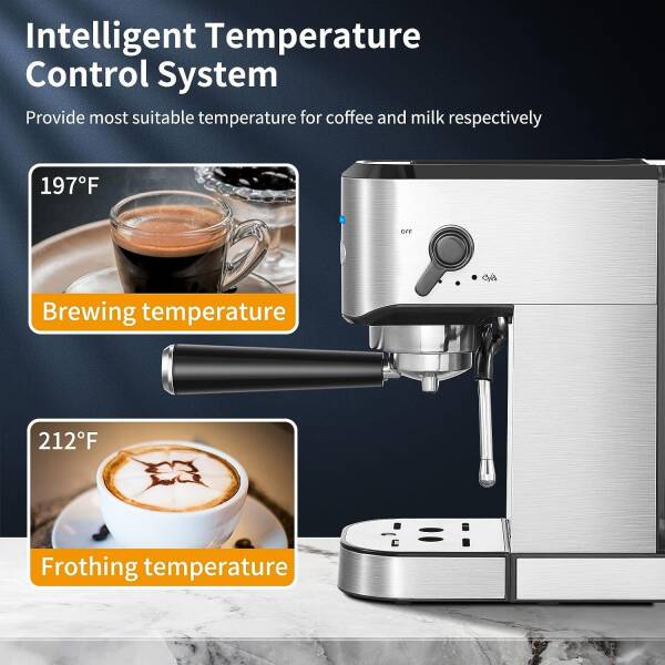 ILAVIE Espresso Machines with Steamer, 20 Bar Pump Espresso and Cappuccino latte Maker, Espresso Machine Easy to Use for Home