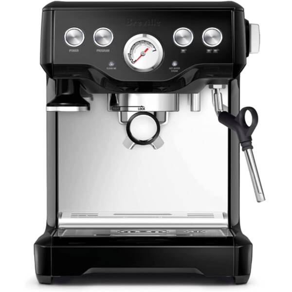 Breville BES840BSXL Infuser Espresso Machine, 61 oz, Black Sesame