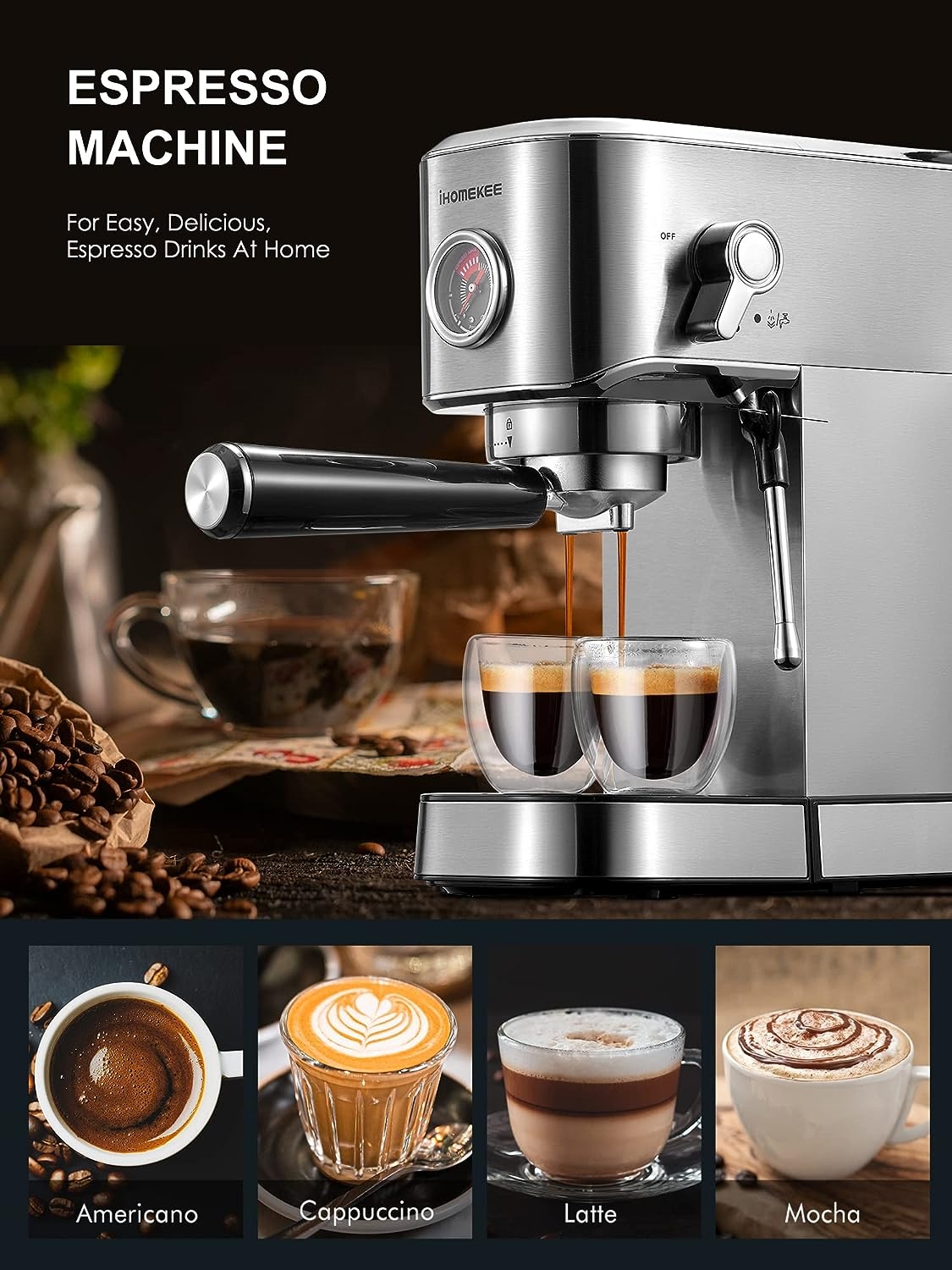 Shop SUMSATY Espresso Coffee Machines - SUMSATY