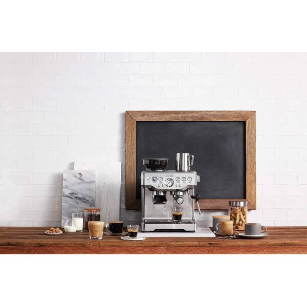 Breville Barista Express Espresso Machine, Brushed Stainless Steel, BES870XL, Large