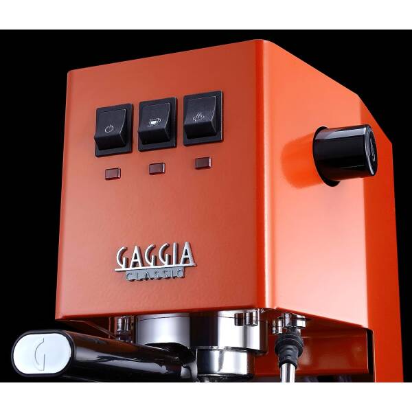Gaggia RI9380/53 Classic Evo Pro Espresso Machine, Lobster Red, Small