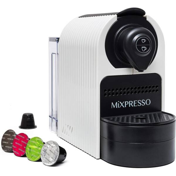 Mixpresso Espresso Machine for Nespresso Compatible Capsule, Single Serve Coffee Maker Programmable Buttons for Espresso Pods,
