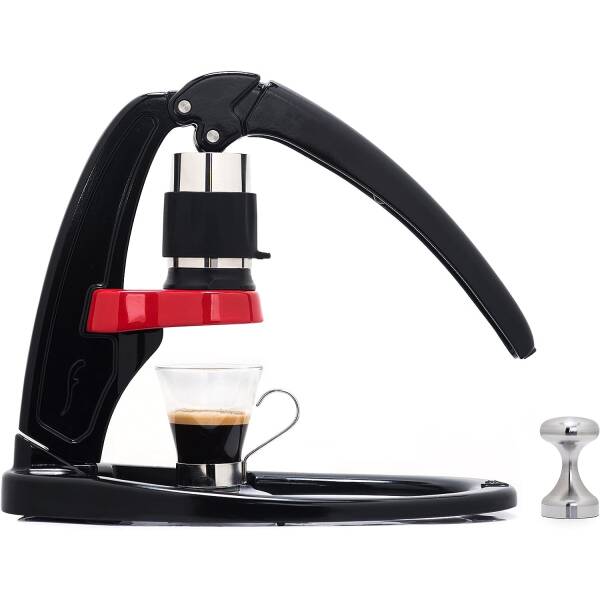 Flair Espresso Maker – Classic with Pressure Kit: All Manual Lever Espresso Machine for The Home with Stainless Steel Tamper,