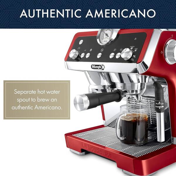 De’Longhi EC9335R La Specialista Espresso Machine with Sensor Grinder, Dual Heating System, Advanced Latte System & Hot Water